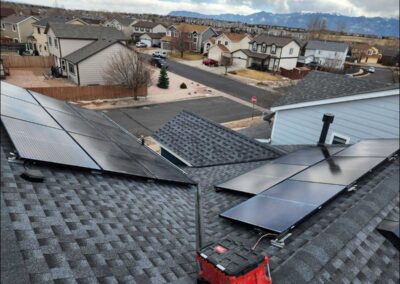 solar panels on roof Colorado Springs neighborhood